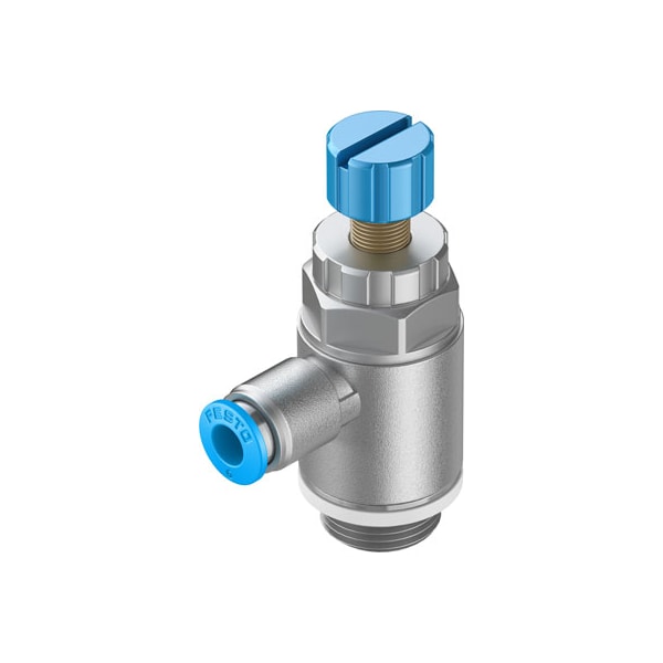 One-Way Flow Control Valve GRLA-3/8-QS-6-RS-D
